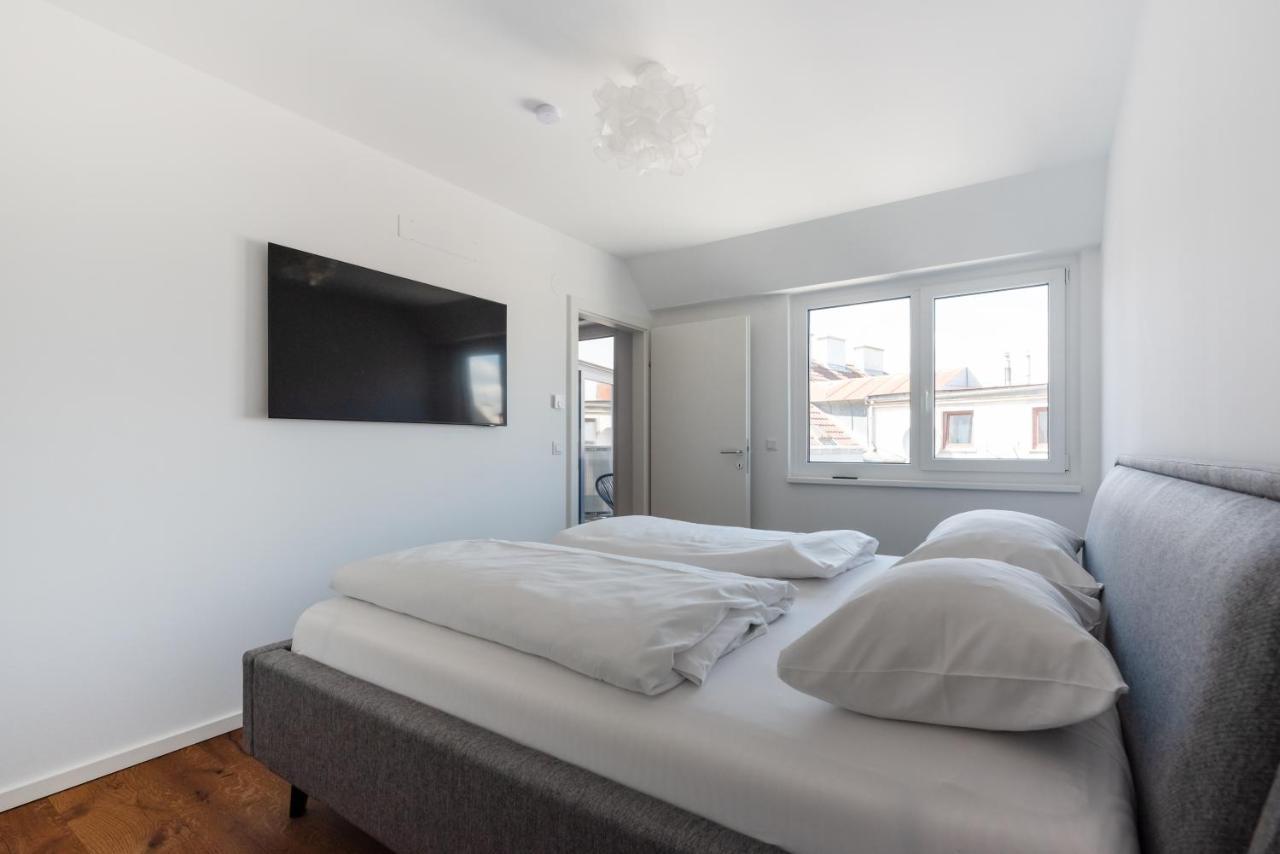 Stylisches Apartment In Zentraler Gruenruhelage Mit Garagenplatz Viena Exterior foto